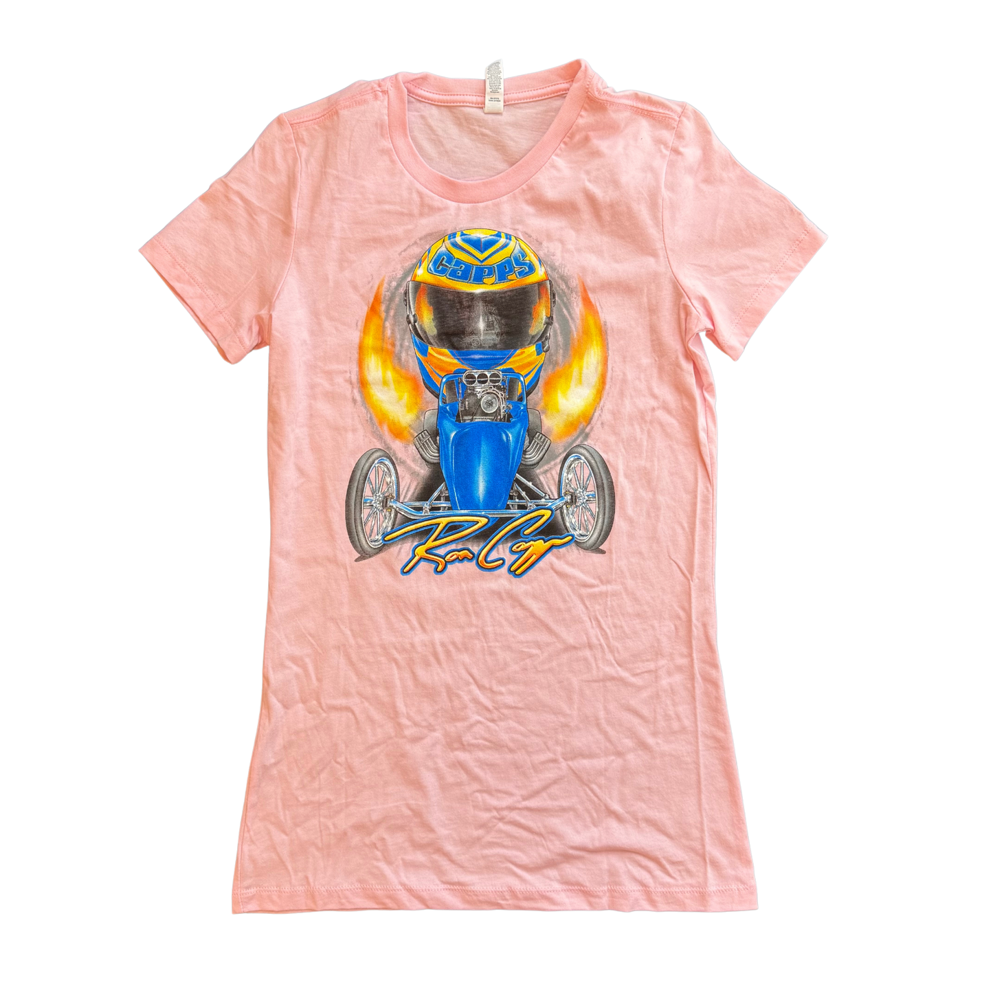 Ron Capps Fuel Altered Ladies Tee - Pink