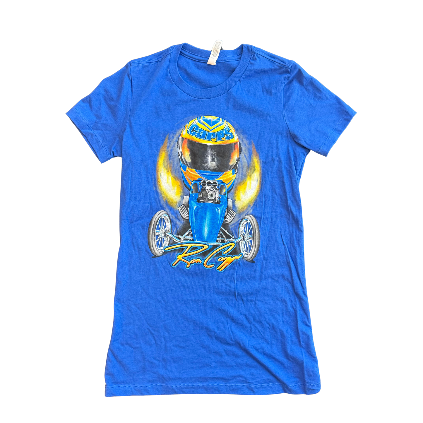 Ron Capps Fuel Altered Ladies Tee - Royal
