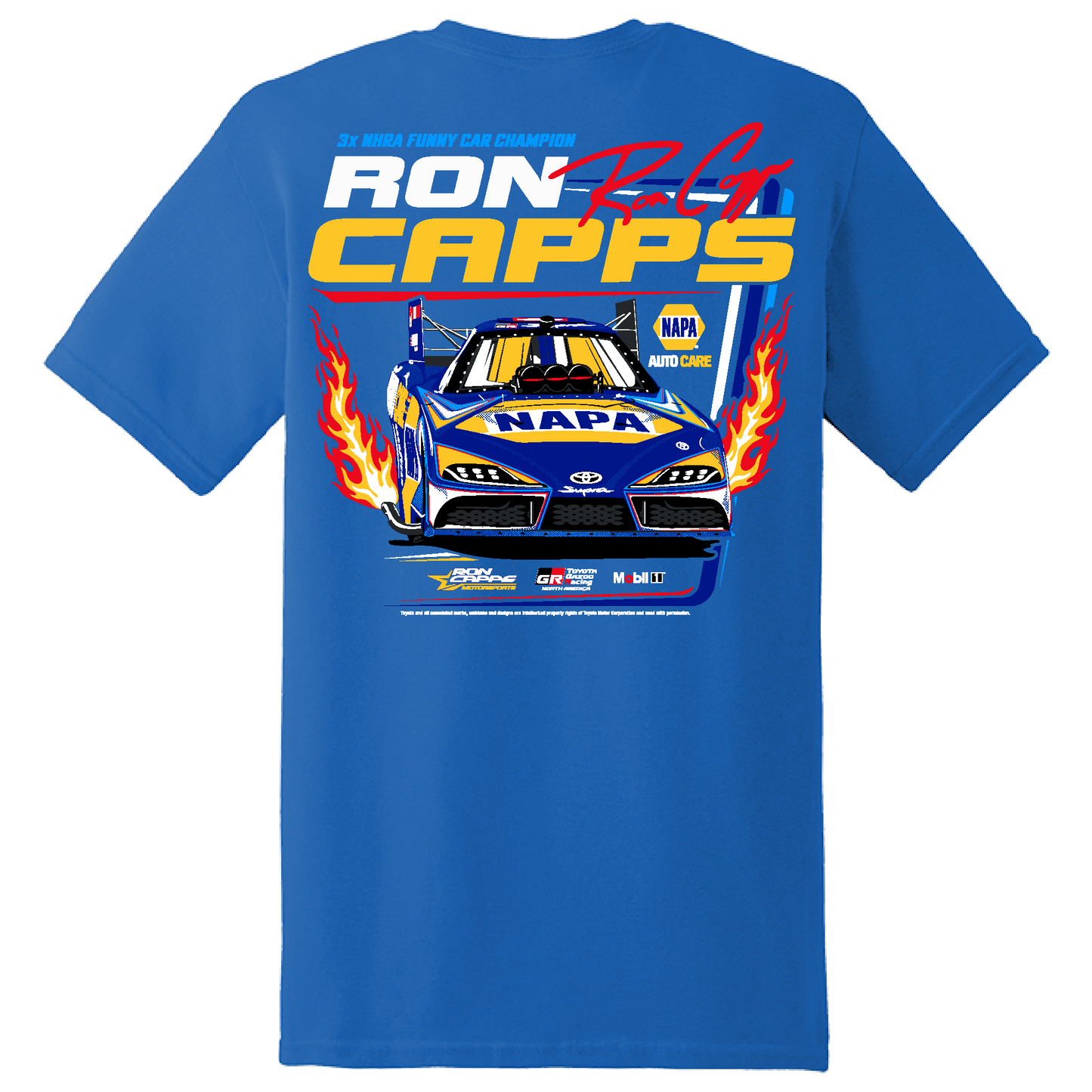 Ron Capps NHRA Racing Tee - Royal