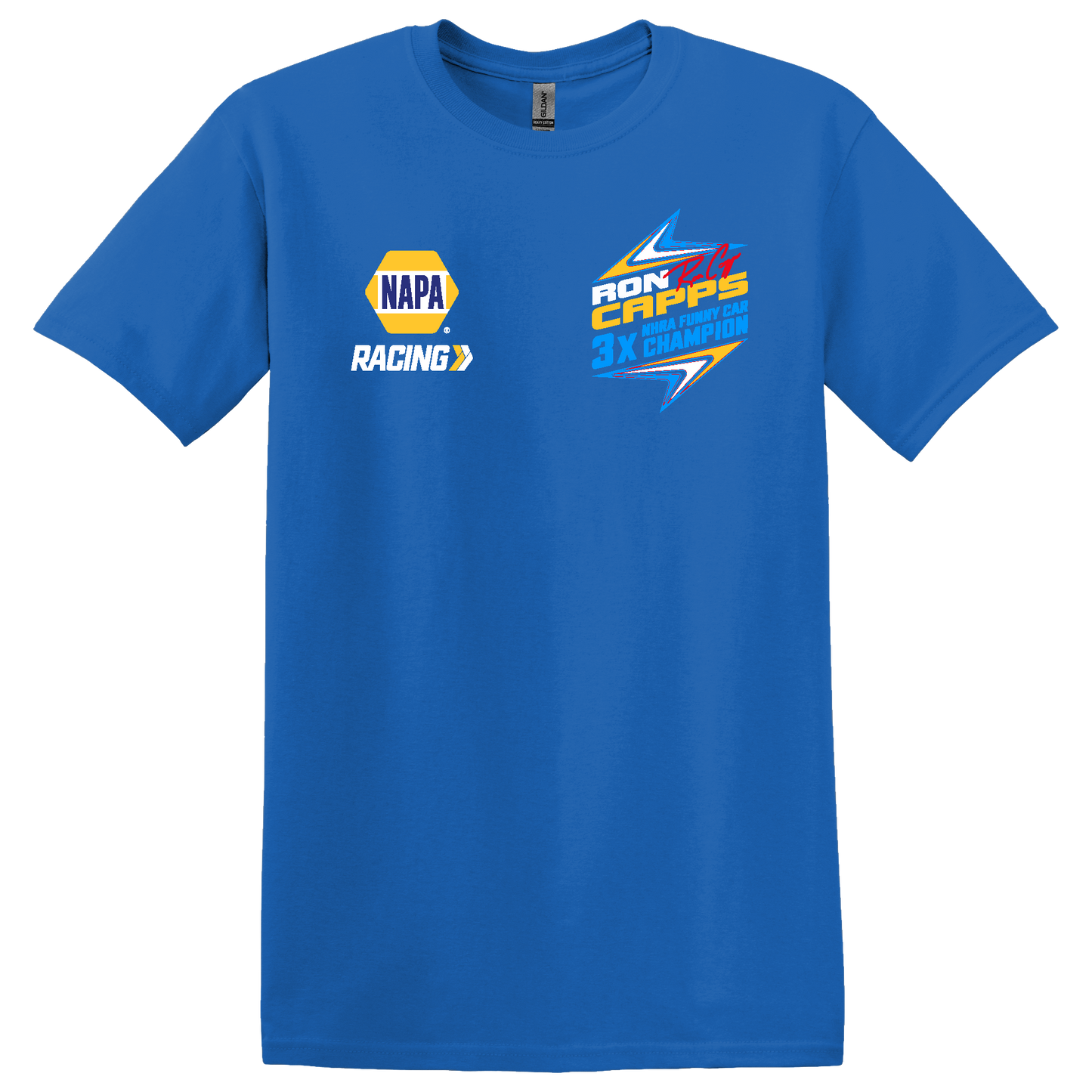 Ron Capps NHRA Racing Tee - Royal