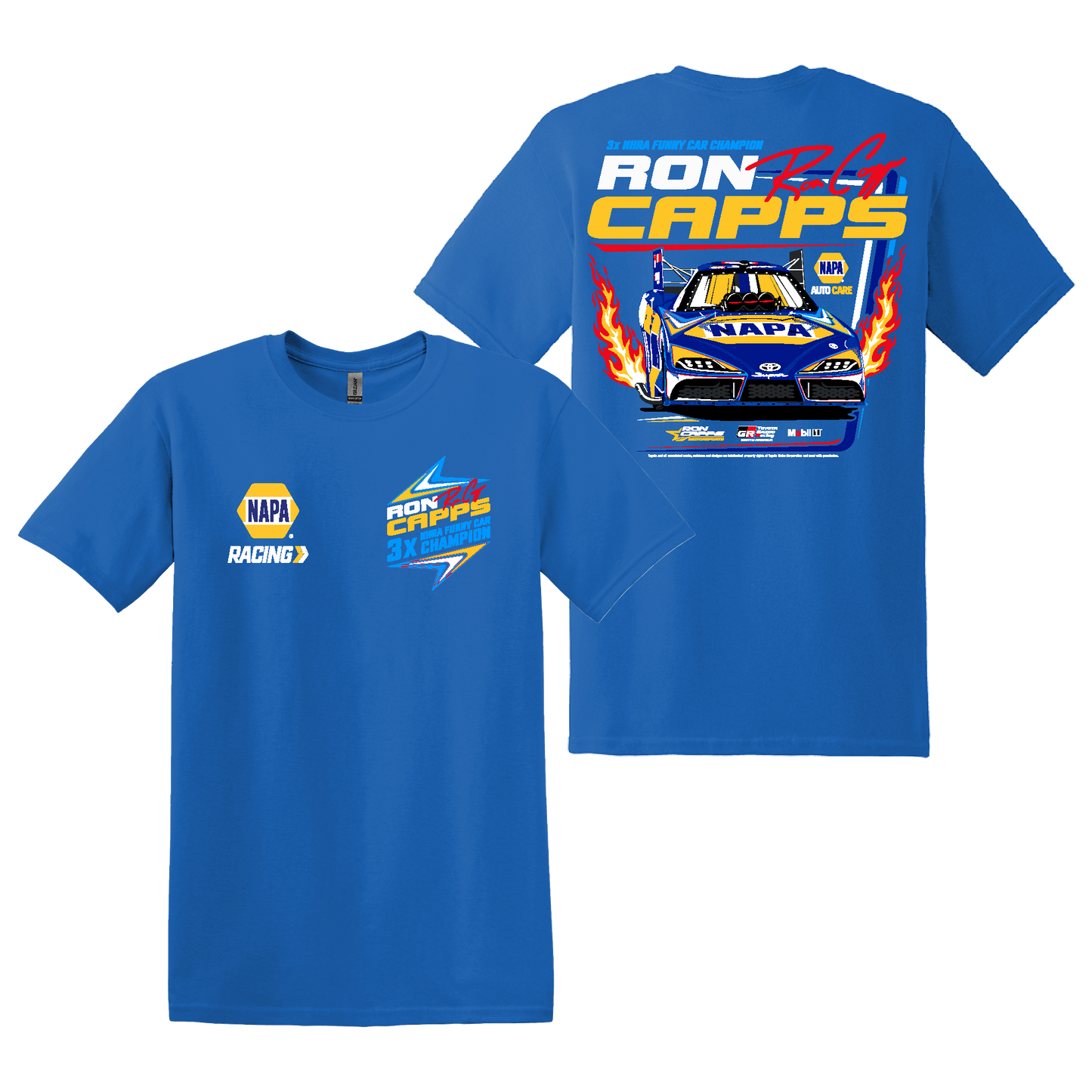 Ron Capps NHRA Racing Tee - Royal