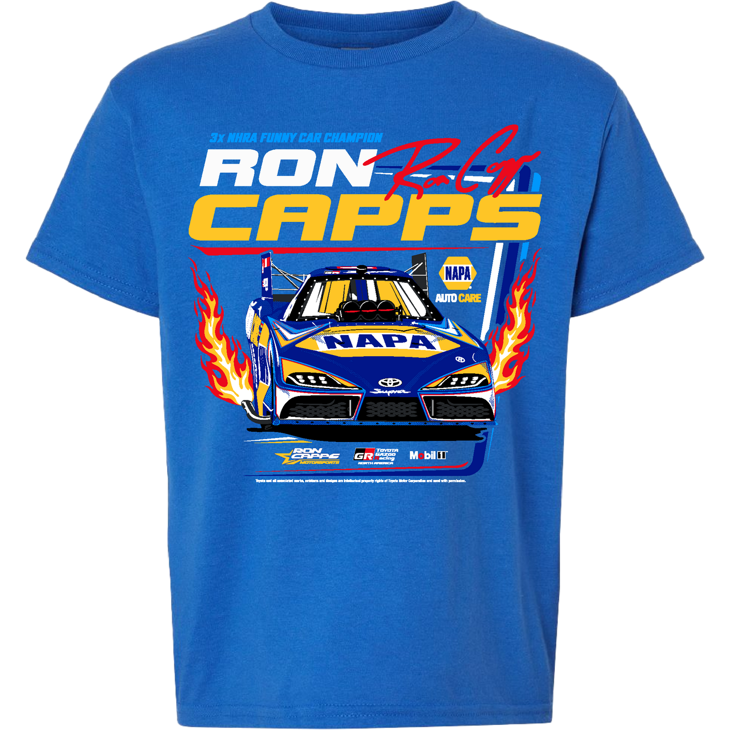 Ron Capps NHRA Racing Youth Tee - Royal