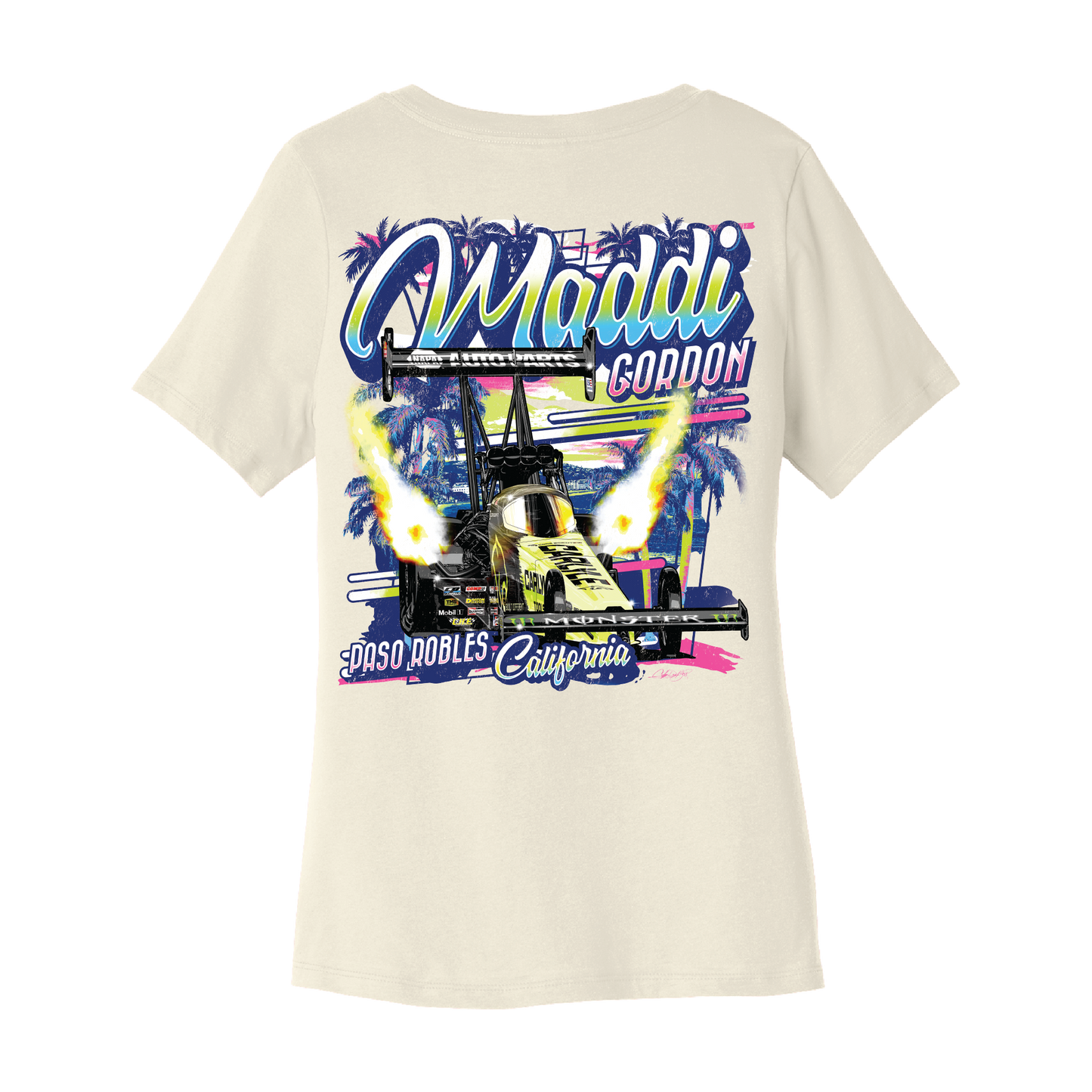 Maddi Gordon Women's Cali V-Neck Tee