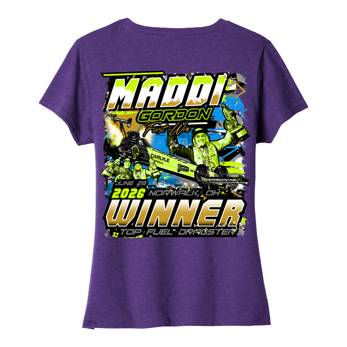*PRE-ORDER* Maddi Gordon Women's First Win V-Neck Tee