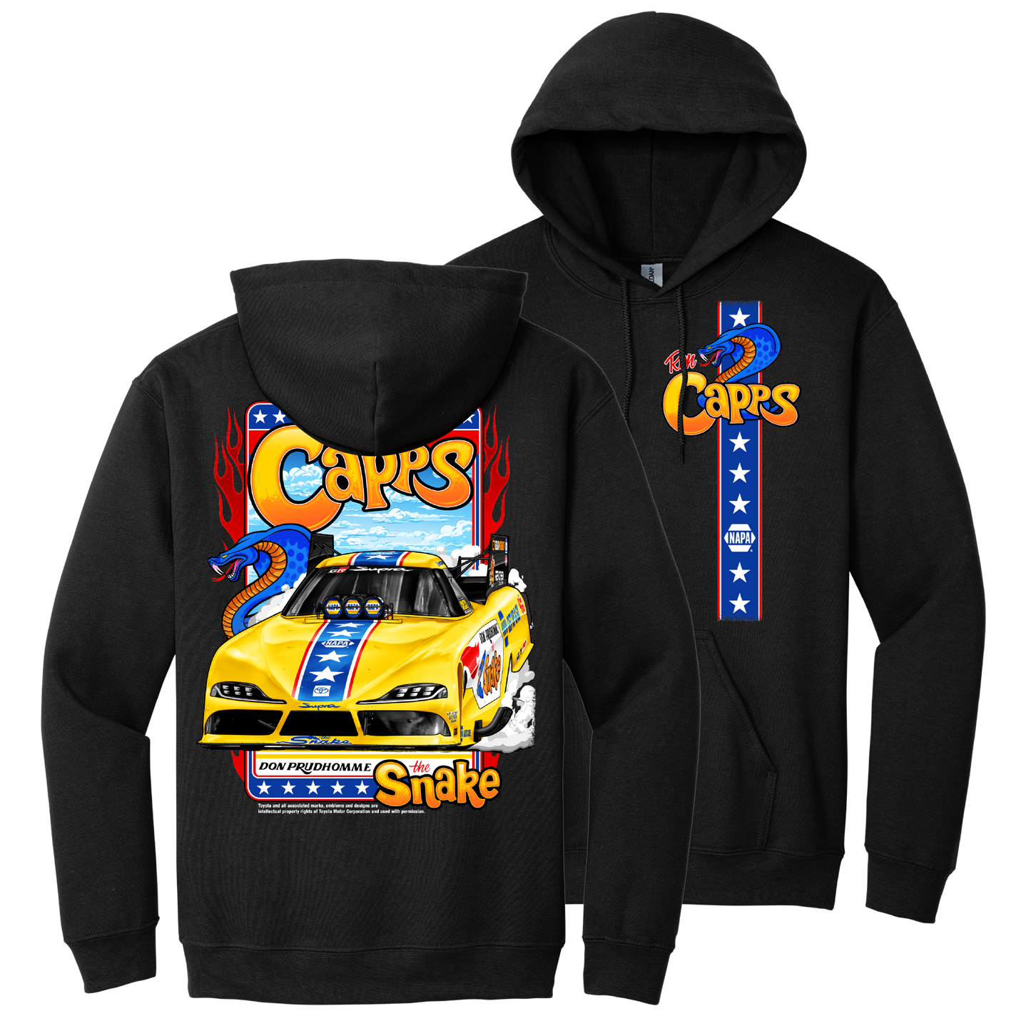 Ron Capps HotSnake Hoodie - Black