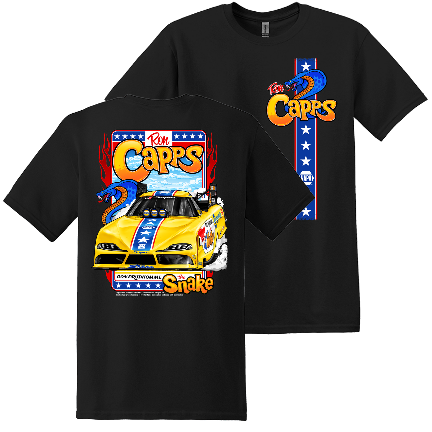 Ron Capps HotSnake T-Shirt - Black