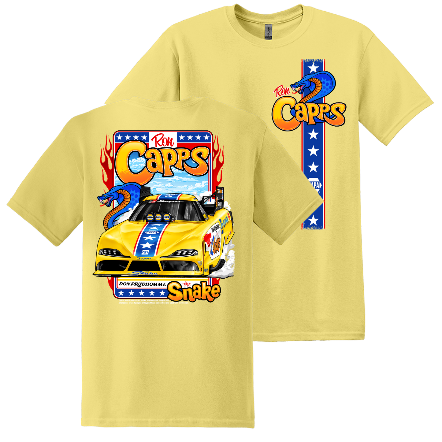 Ron Capps HotSnake T-Shirt - Yellow