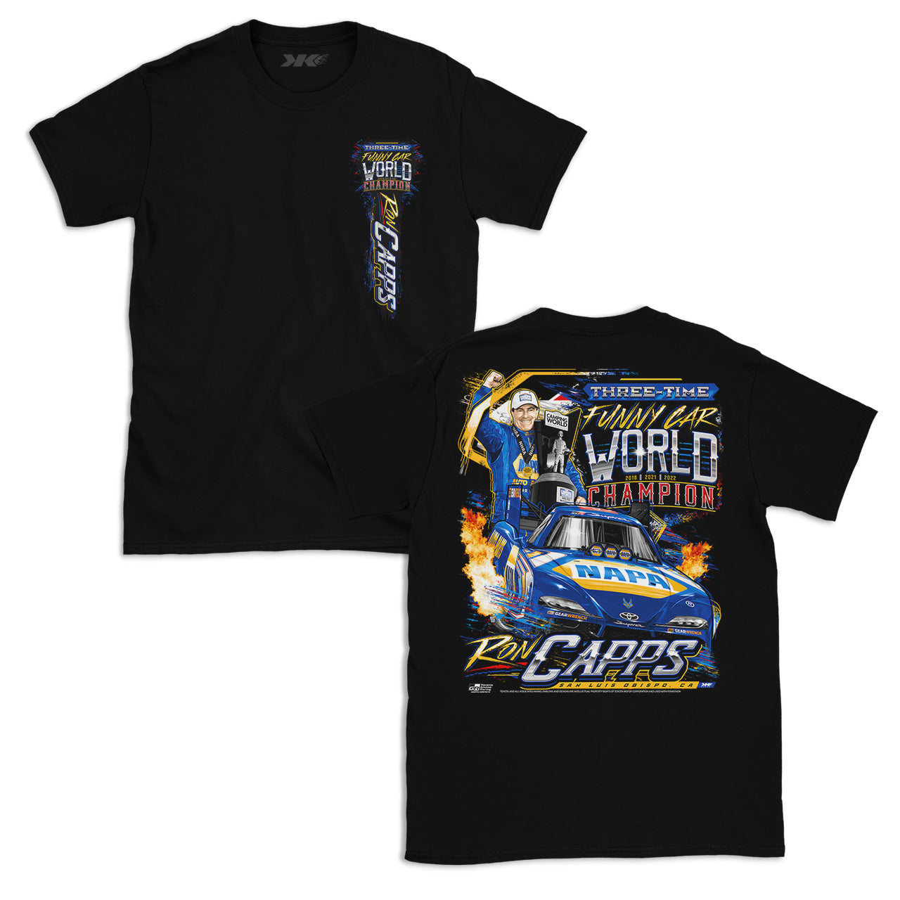 [SALE] Ron Capps 2x Nitro Funny Car Champion T-shirt - Puzuprint