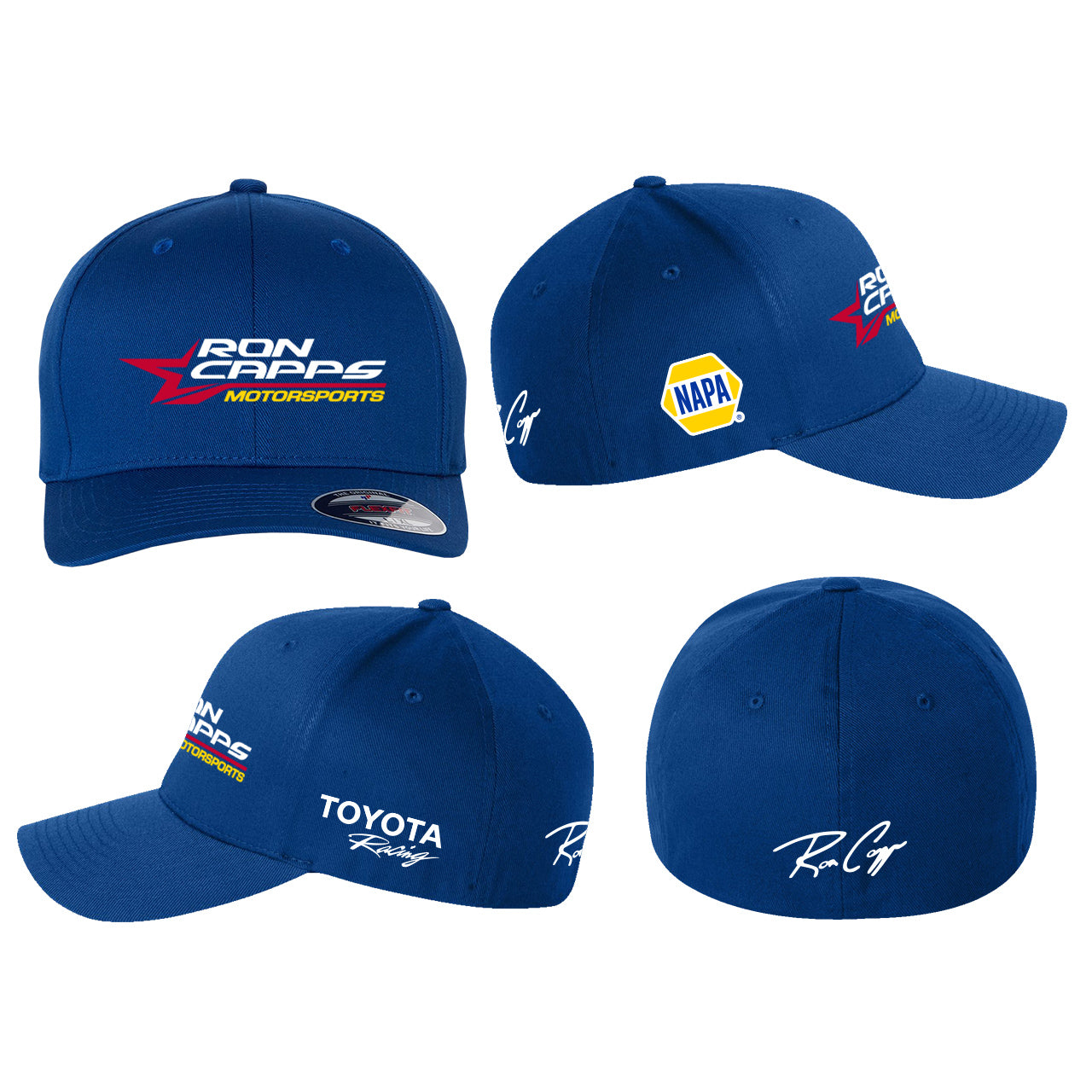 Ron Capps Motorsports Flexfit Hat - Royal