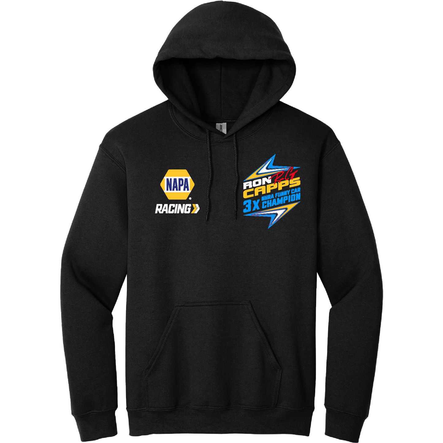 Ron Capps NHRA Racing Hoodie -YOUTH Black
