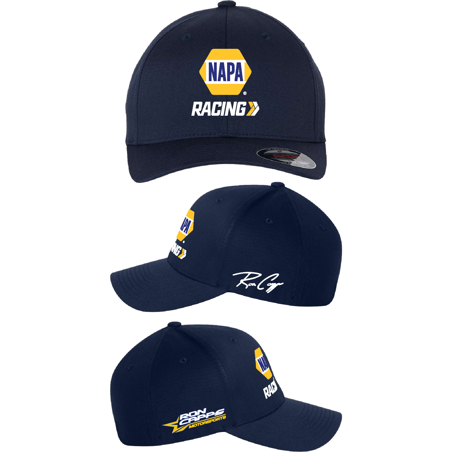 Ron Capps NAPA Racing Flexfit Hat - Navy