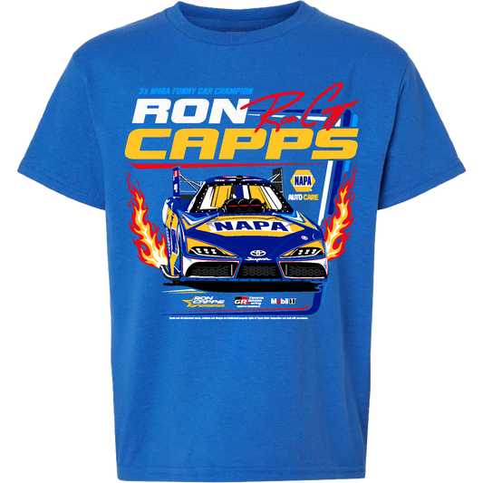 Ron Capps NHRA Racing Youth Tee - Royal