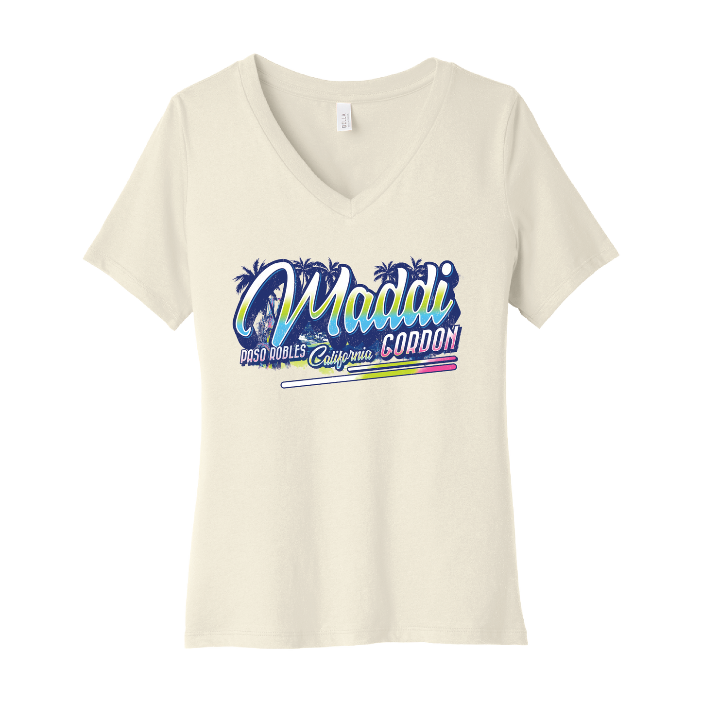 Maddi Gordon Women's Cali V-Neck Tee