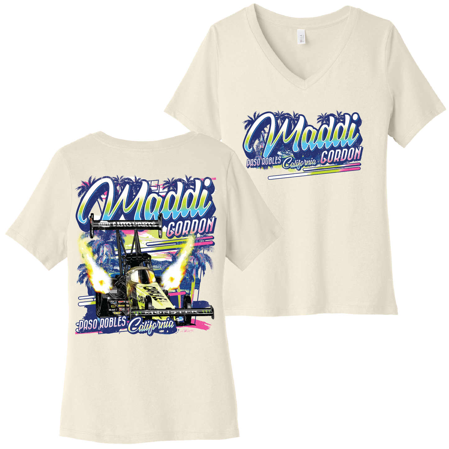 Maddi Gordon Women's Cali V-Neck Tee