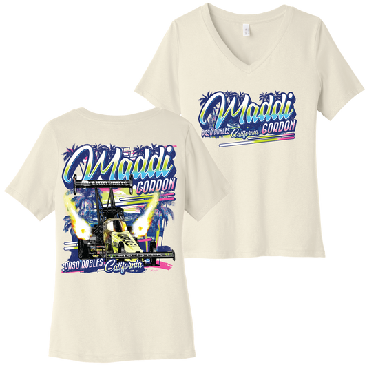 Maddi Gordon Women's Cali V-Neck Tee