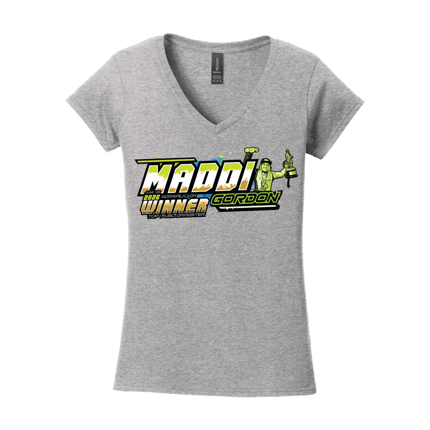 *PRE-ORDER* Maddi Gordon Women's First Win V-Neck Tee