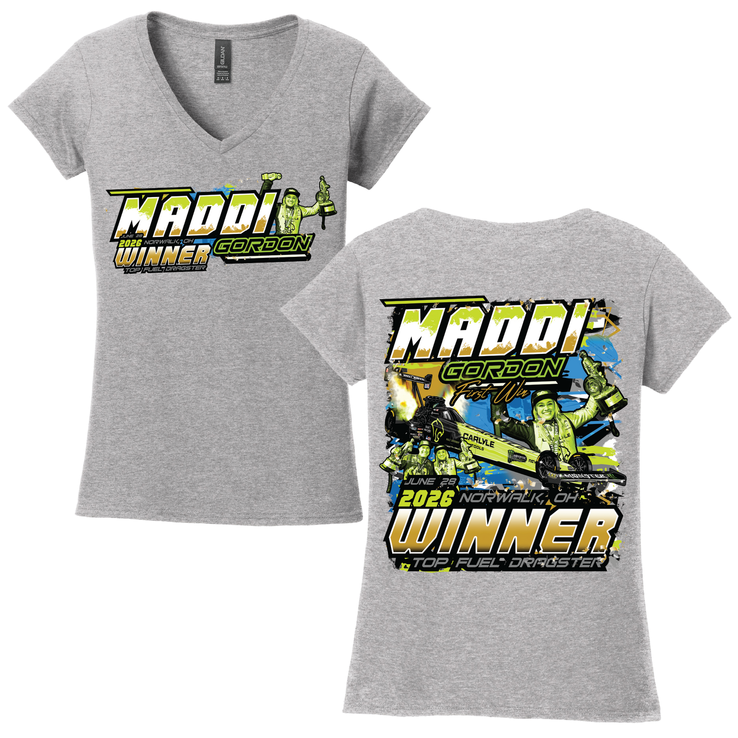 *PRE-ORDER* Maddi Gordon Women's First Win V-Neck Tee