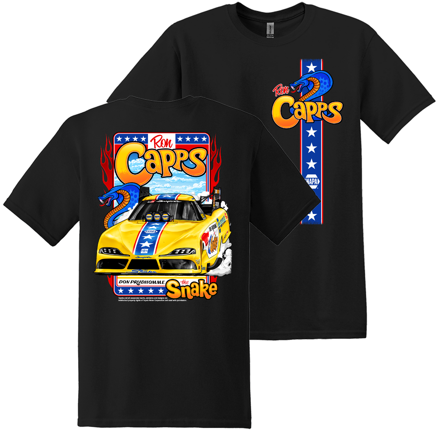 Ron Capps HotSnake T-Shirt - Black – Ron Capps Online Store