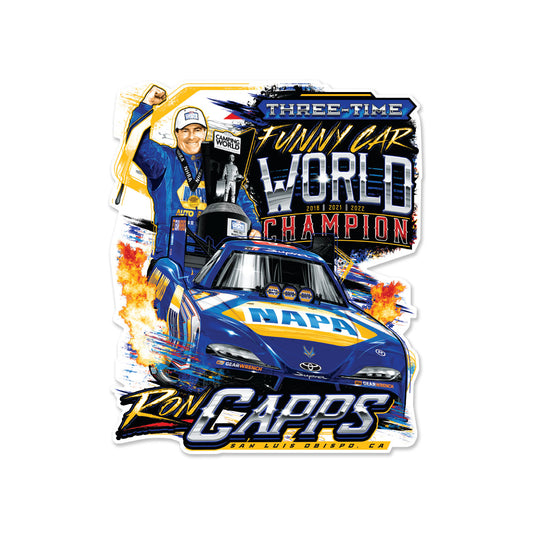 Ron Capps 3x Championship Decal