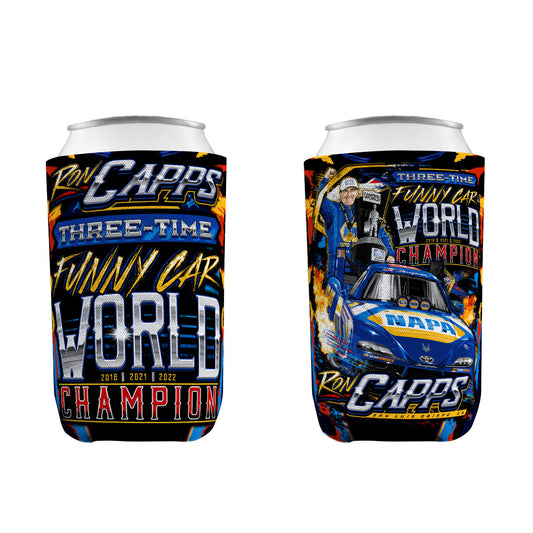 Ron Capps 3x Championship Coozie - Standard