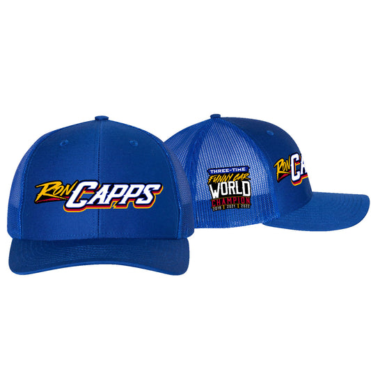 3x Champ Snapback Trucker Hat - Royal