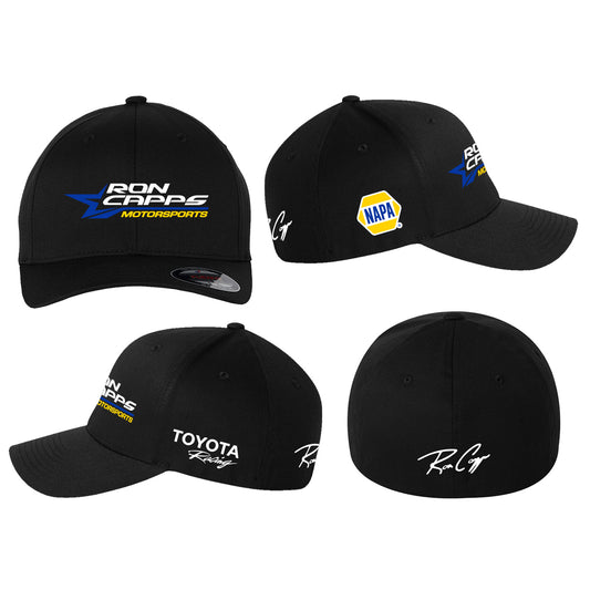 Ron Capps Motorsports Flexfit Hat - Black